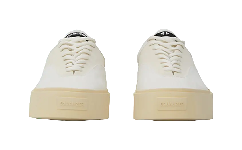 EQLZ EQUALIZER Fault 22 Low Slip Resistant, Abrasion Resistant, Lightweight Low top Skateboard Shoes Unisex Heron White 