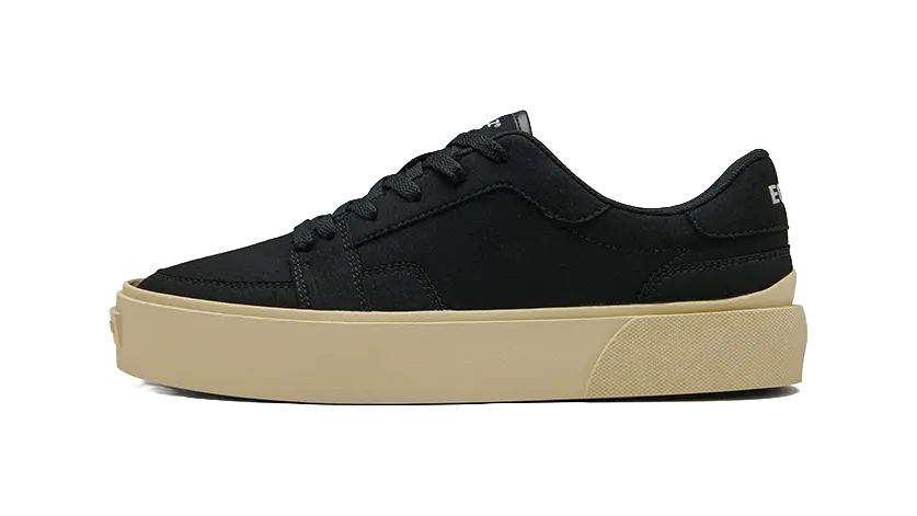 EQLZ EQUALIZER Fault 25 Anti Slip Wear Resistant Low Top Skateboard Shoes Unisex Ghost Black 