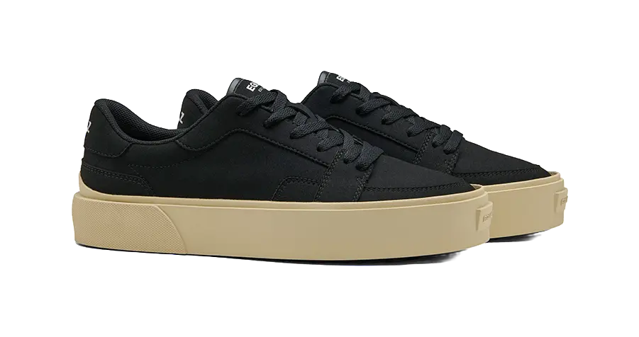EQLZ EQUALIZER Fault 25 Anti Slip Wear Resistant Low Top Skateboard Shoes Unisex Ghost Black 