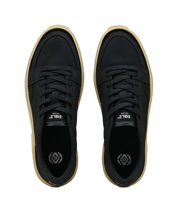 EQLZ EQUALIZER Fault 25 Anti Slip Wear Resistant Low Top Skateboard Shoes Unisex Ghost Black 