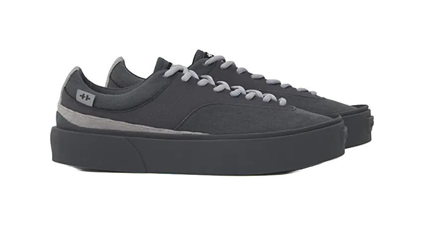 EQLZ EQUALIZER Fault Low Anti-Slip And Wear-Resistant Lightweight Low-Top Skateboard Shoes Unisex Black Stone Misprint 