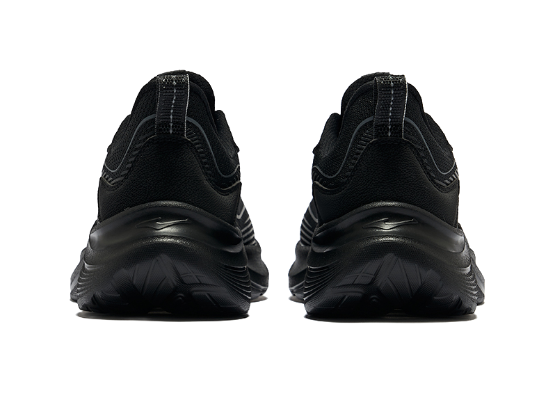 Erke Light Speed Cushioning And Breathable Low top Running Shoes Men's Jet Black 