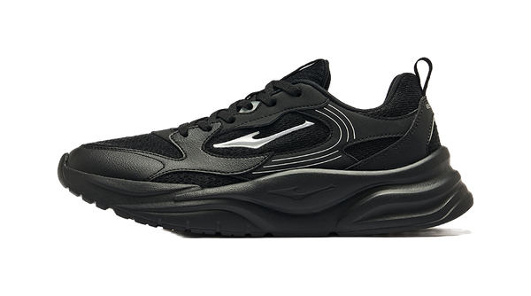 Erke Phantom 1.0 Slip Resistant Abrasion Resistant Low top Casual Shoes Mens Black 