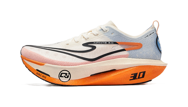 Erke Realm Of The Orchid 3.0 Cushioning Breathable Rebound Low Top Marathon Running Shoes Men's Swan Color Scheme 