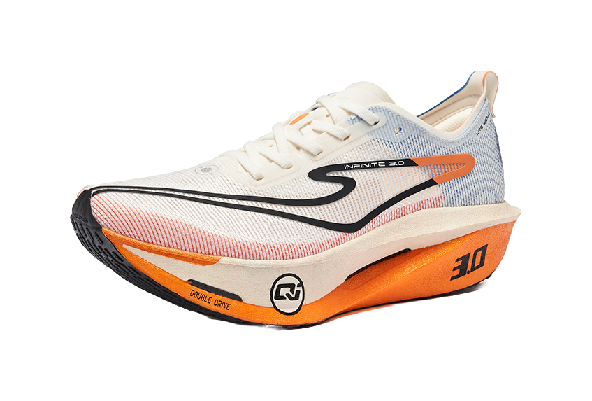 Erke Realm Of The Orchid 3.0 Cushioning Breathable Rebound Low Top Marathon Running Shoes Men's Swan Color Scheme 