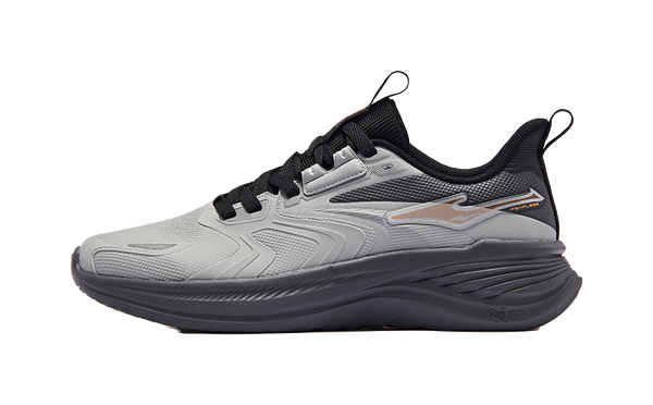 Erke Shuttle 2.0 Cushioning, Wear Resistant Low top Casual Running Shoes Men's Gray 