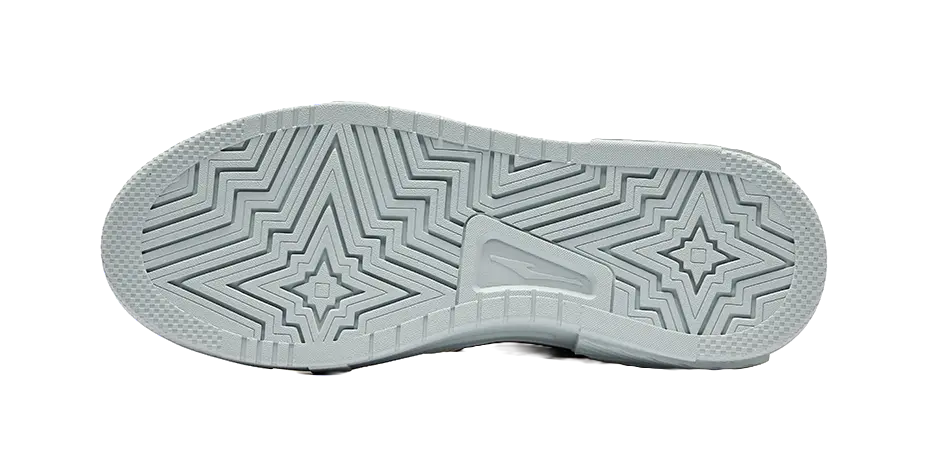 Erke Thousand Peaks Anti Slip Wear Resistant Low Top Skateboard Shoes Men's Microcrystal White Dark Sandalwood 