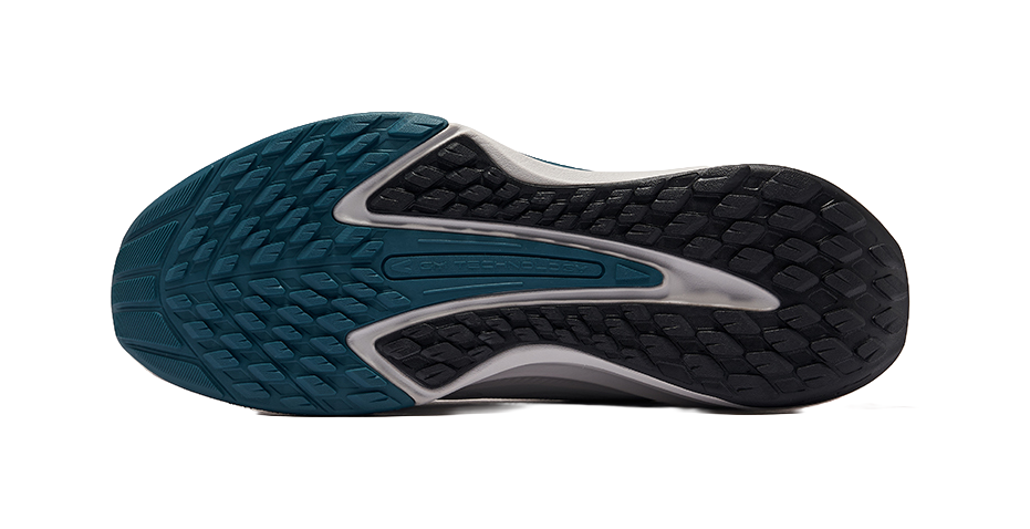 Erke Tissot 4 Cushioning, Waterproof, Lightweight Low top Sprint City Commute Running Shoes Men's Gray Cyan 