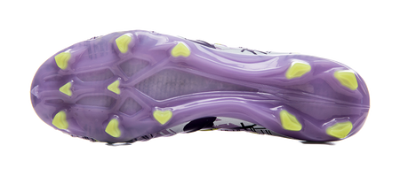 FEELACES Soccer Shoes Unisex High top Purple 