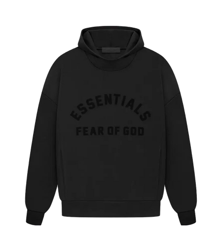 Fear Of God Essentials logo-print drop-shoulder hoodie  vjsneaker.com