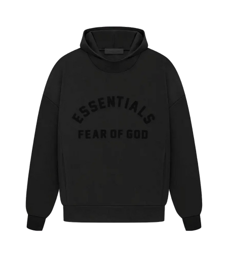 Fear Of God Essentials logo-print drop-shoulder hoodie  vjsneaker.com