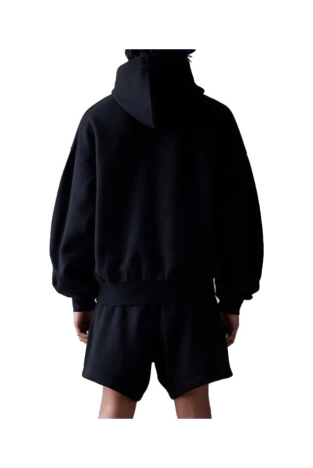 Fear Of God Essentials logo-print drop-shoulder hoodie  vjsneaker.com
