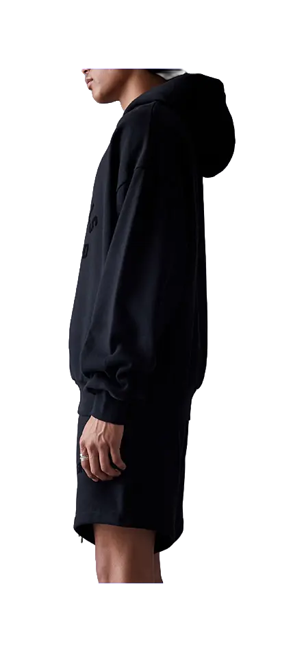 Fear Of God Essentials logo-print drop-shoulder hoodie  vjsneaker.com