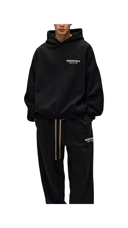 Fear Of God Essentials logo-print hoodie  vjsneaker.com