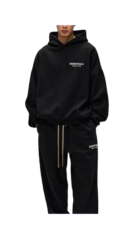 Fear Of God Essentials logo-print hoodie  vjsneaker.com