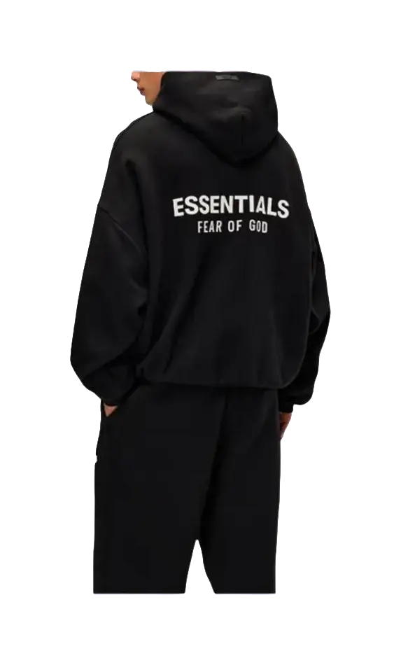 Fear Of God Essentials logo-print hoodie  vjsneaker.com