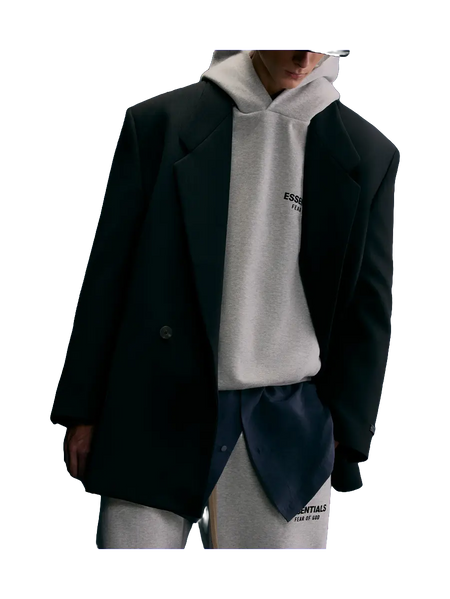 Fear Of God Essentials raised-logo hoodie  vjsneaker.com