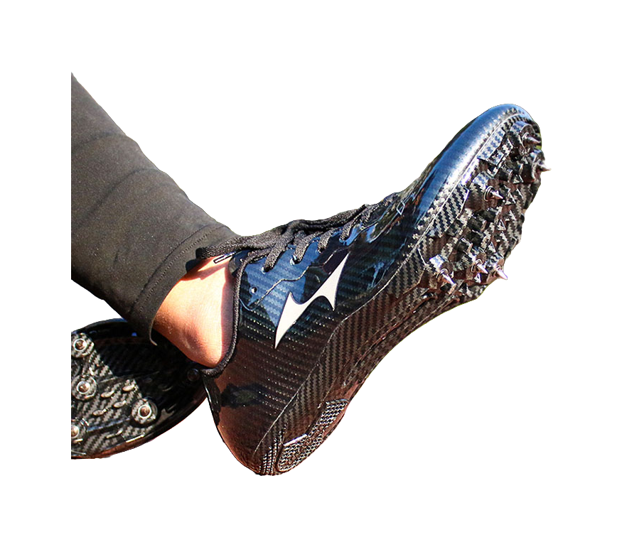 HEALTH 155S Shock Absorbers Slip Resistant Abrasion Resistant Low top Sprint Running Shoes Unisex Black 