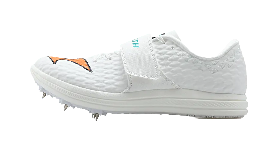 HEALTH 1633 Track Spikes Running Sprinting Sprint Shoes Unisex Low top White 