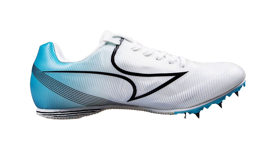 HEALTH 181S Shock Absorbers Slip Resistant Abrasion Resistant Breathable Low top Sprint Running Shoes Unisex White Blue 