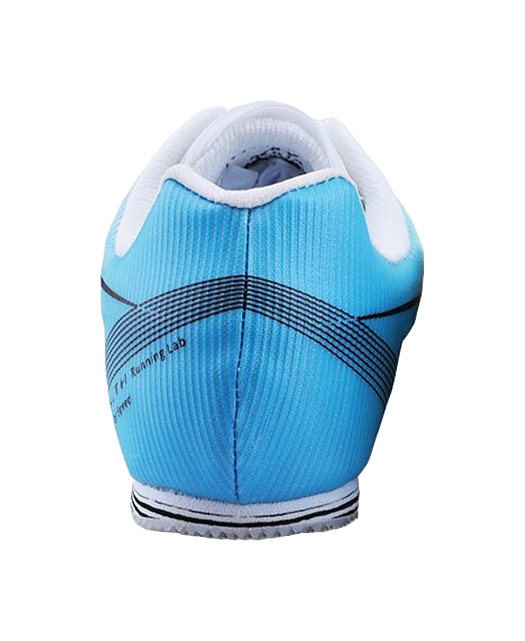 HEALTH 181S Shock Absorbers Slip Resistant Abrasion Resistant Breathable Low top Sprint Running Shoes Unisex White Blue 