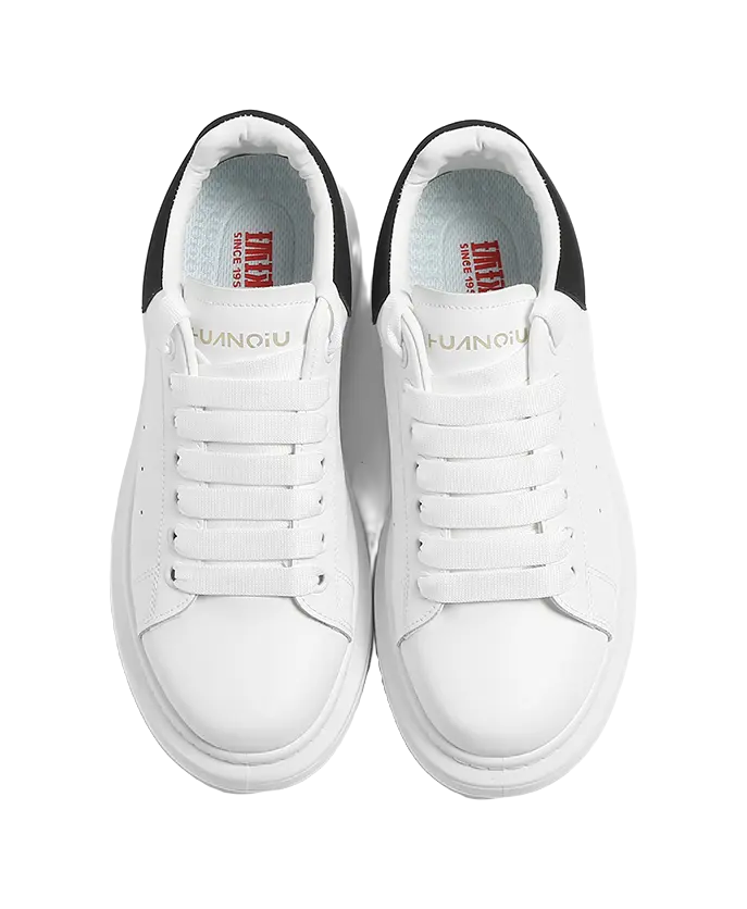 HUANQIU Abrasion Resistant Height Increasing Low top Skateboard Shoes Men's 