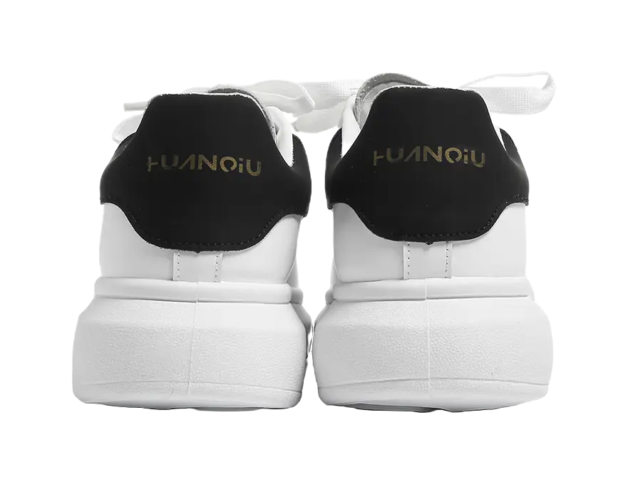 HUANQIU Abrasion Resistant Height Increasing Low top Skateboard Shoes Men's 