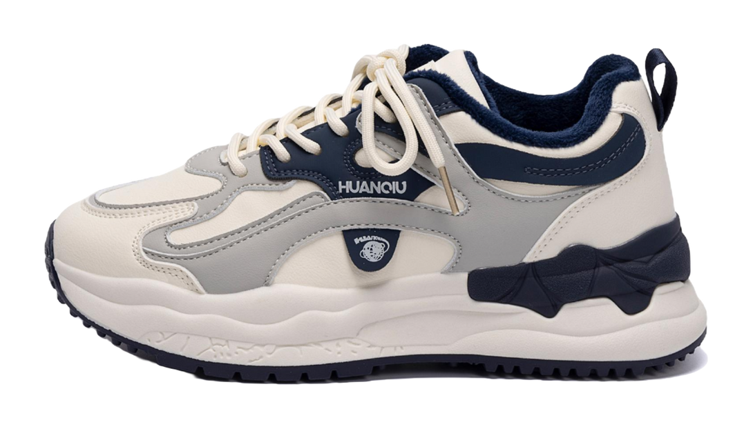 HUANQIU Abrasion Resistant Low top Casual Shoes Women's Beige Burgundy 