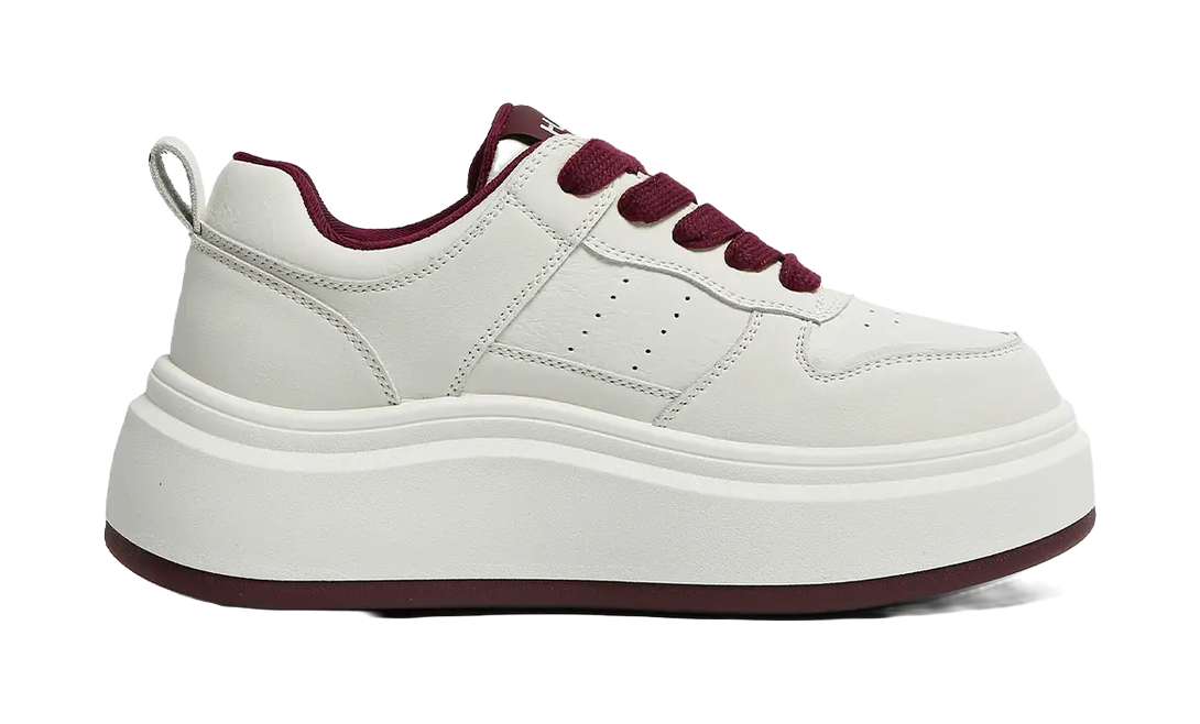 HUANQIU Anti Slip And Wear Resistant Height Increasing Low top Skateboard Shoes Women's 