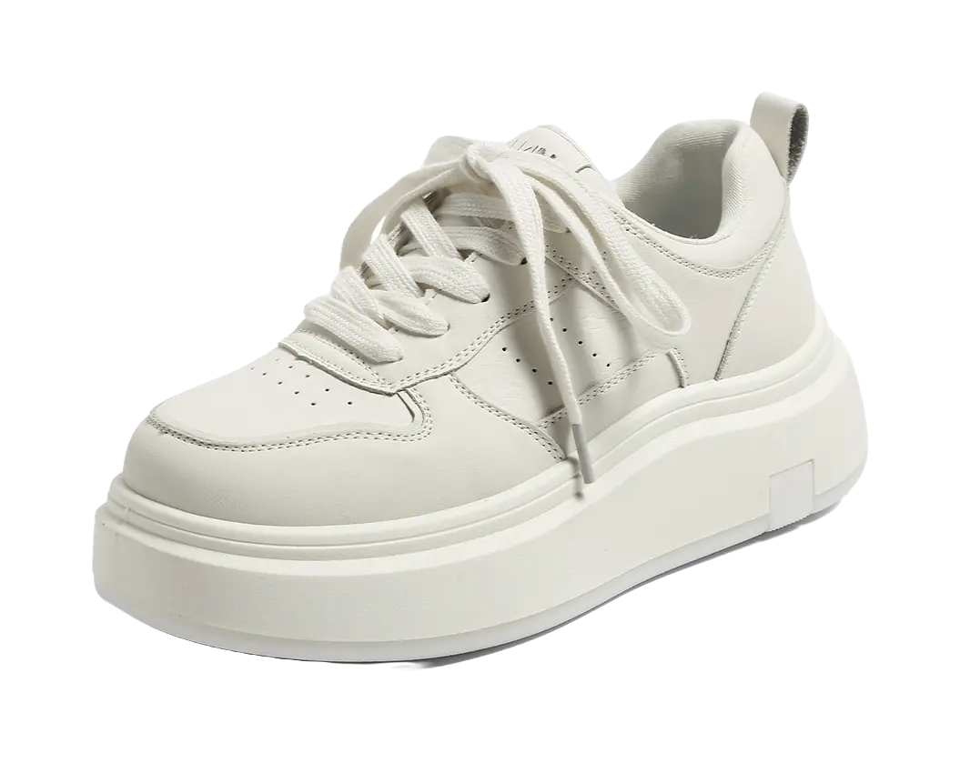 HUANQIU Anti Slip And Wear Resistant Height Increasing Low top Skateboard Shoes Women's 