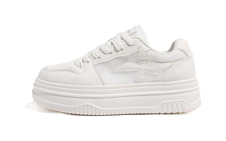 HUANQIU Anti Slip And Wear Resistant Height Increasing Low top Skateboard Shoes Women's 