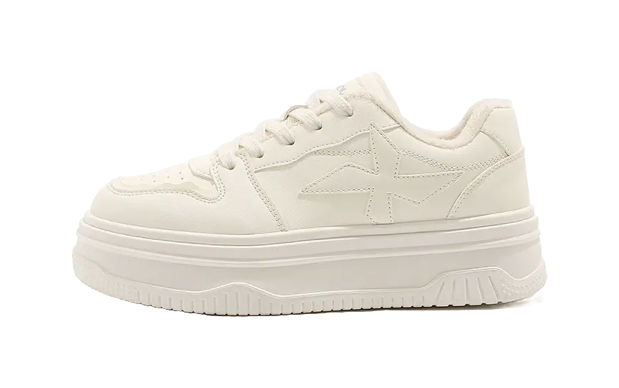 HUANQIU Anti Slip And Wear Resistant Height Increasing Low top Skateboard Shoes Women's 