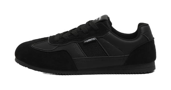 HUANQIU Breathable And Lightweight Low top Casual Shoes Men's Black 