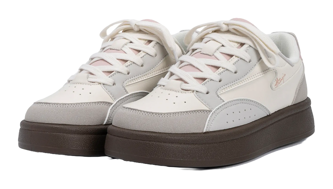 HUANQIU Coverage Abrasion Resistant Balance Lightweight Support Height Increasing Low top Skateboard Shoes Women's 