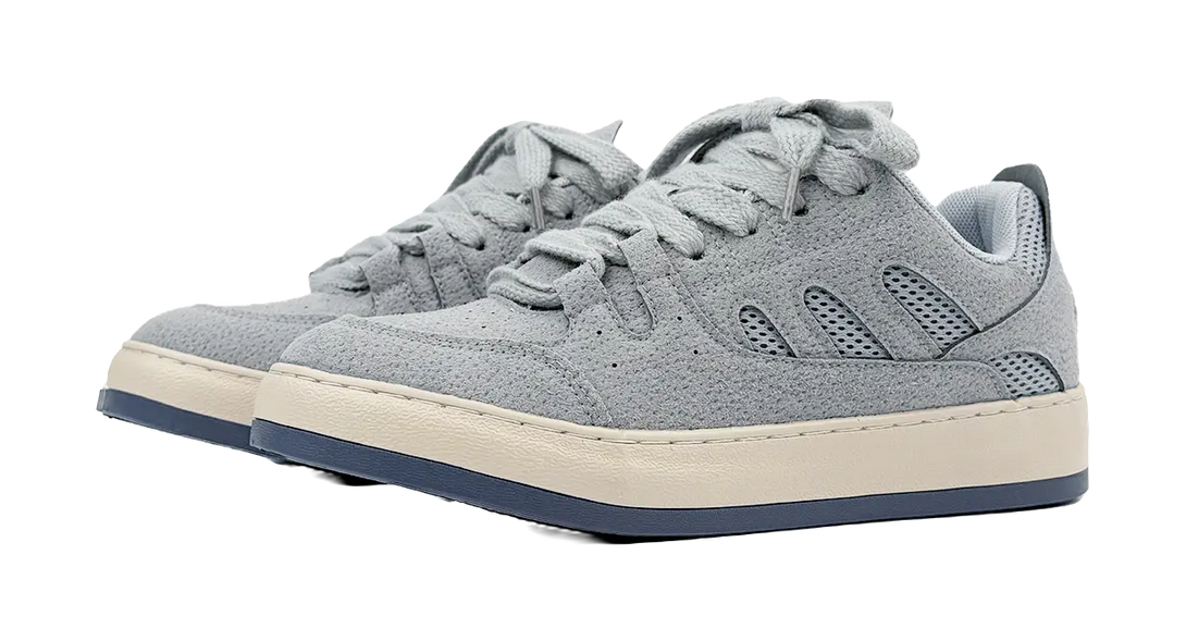 HUANQIU Coverage Abrasion Resistant Low top Skateboard Shoes Men's Gray 