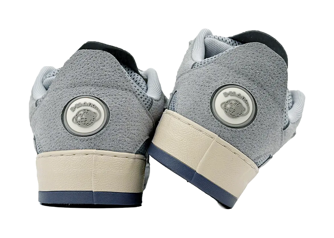 HUANQIU Coverage Abrasion Resistant Low top Skateboard Shoes Men's Gray 