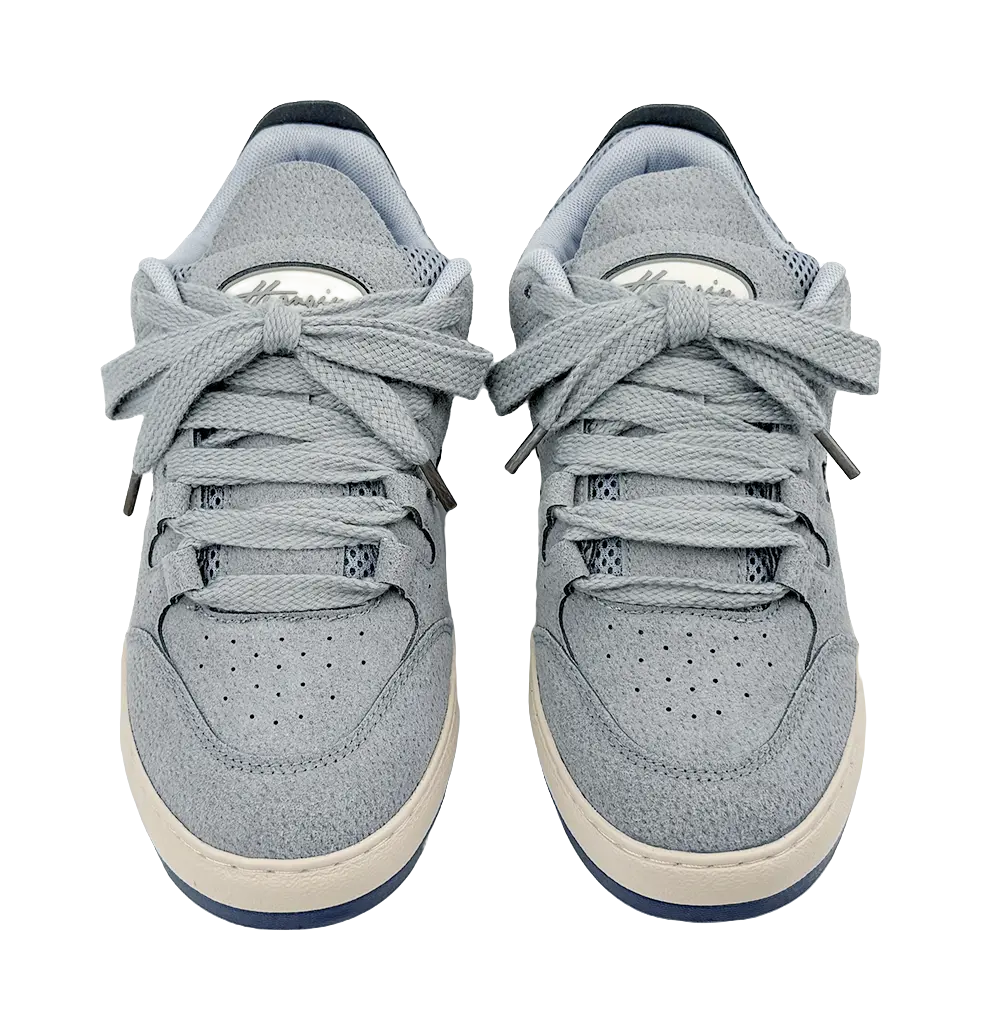 HUANQIU Coverage Abrasion Resistant Low top Skateboard Shoes Men's Gray 