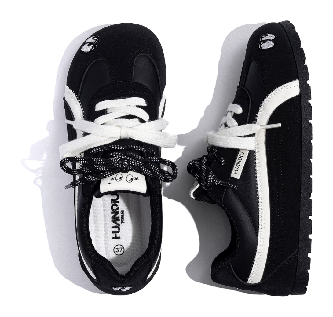 HUANQIU Coverage Height Increasing Abrasion Resistant Lightweight Low top Casual Shoes Womens 