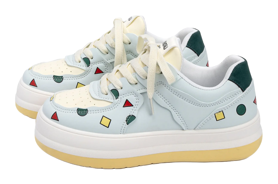 HUANQIU Coverage Lightweight Breathable Height Increasing Low top Skateboard Shoes Women's 