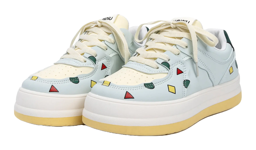 HUANQIU Coverage Lightweight Breathable Height Increasing Low top Skateboard Shoes Women's 