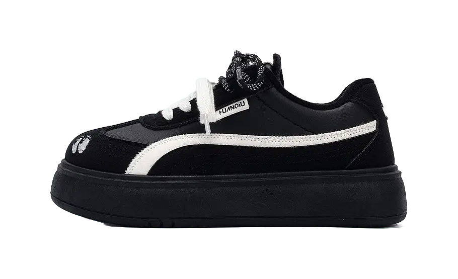 HUANQIU Coverage Lightweight Breathable Height Increasing Low top Skateboard Shoes Women's 