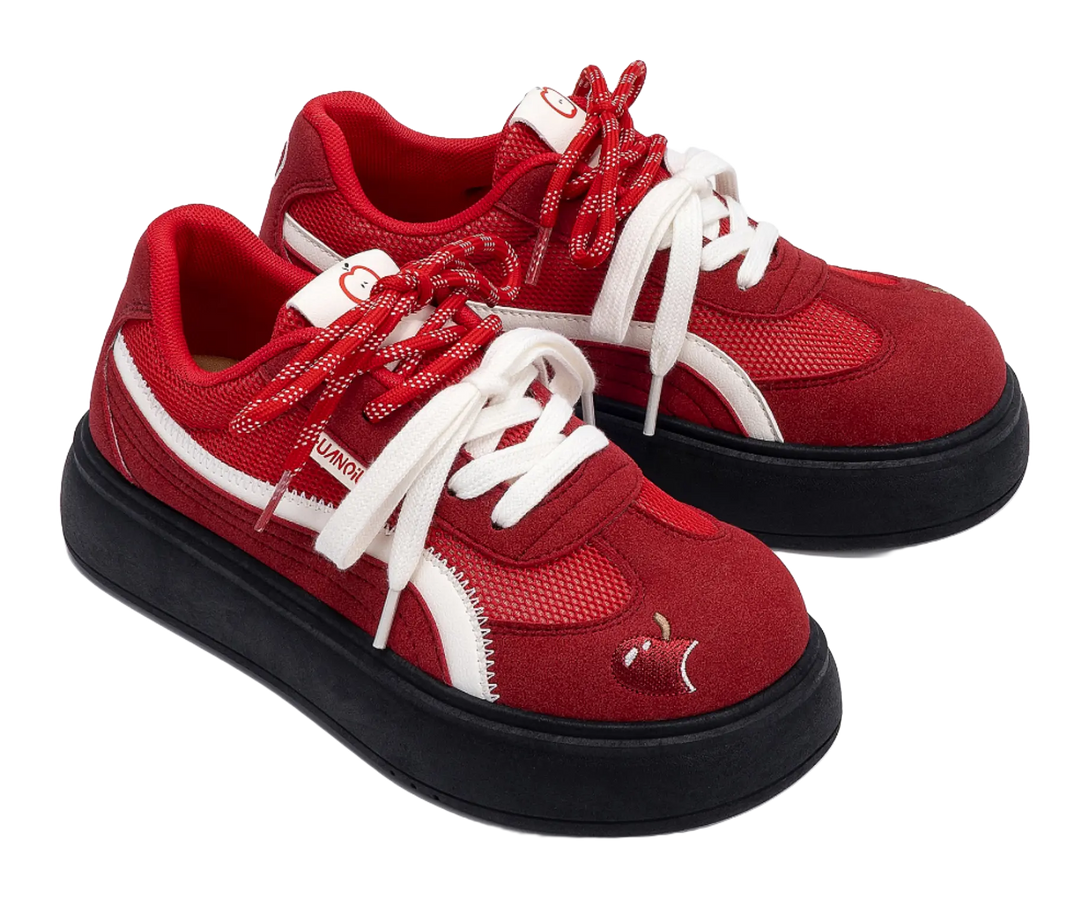 HUANQIU Coverage Lightweight Breathable Height Increasing Low top Skateboard Shoes Women's 