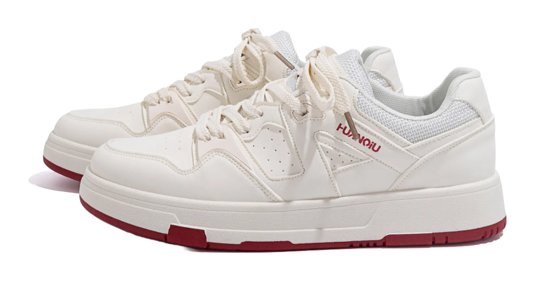 HUANQIU Coverage Lightweight Height Increasing Low top Skateboard Shoes Unisex 