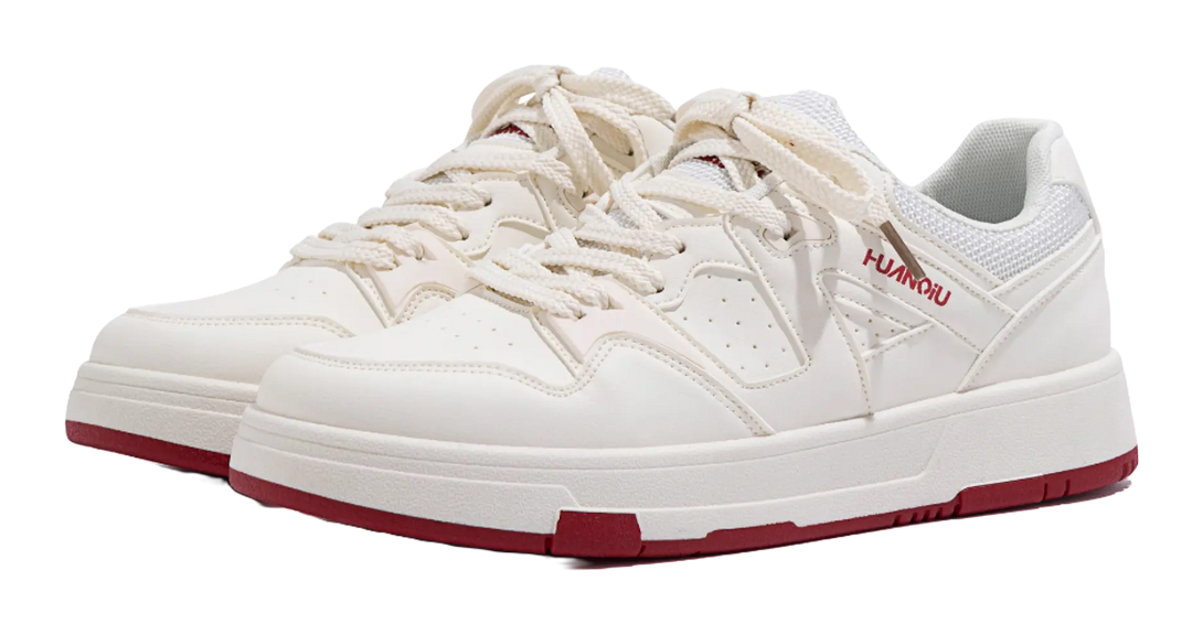 HUANQIU Coverage Lightweight Height Increasing Low top Skateboard Shoes Unisex 