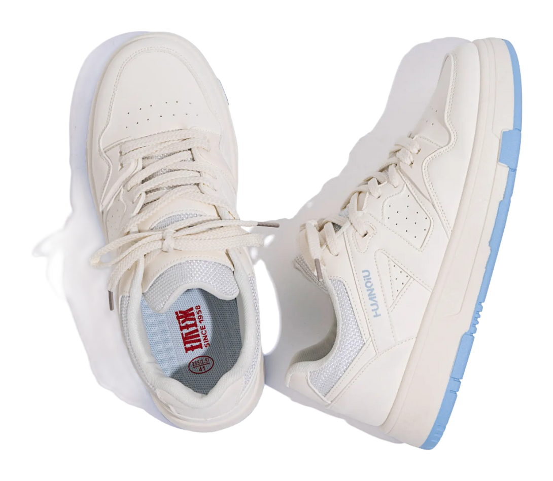 HUANQIU Coverage Lightweight Height Increasing Low top Skateboard Shoes Unisex 