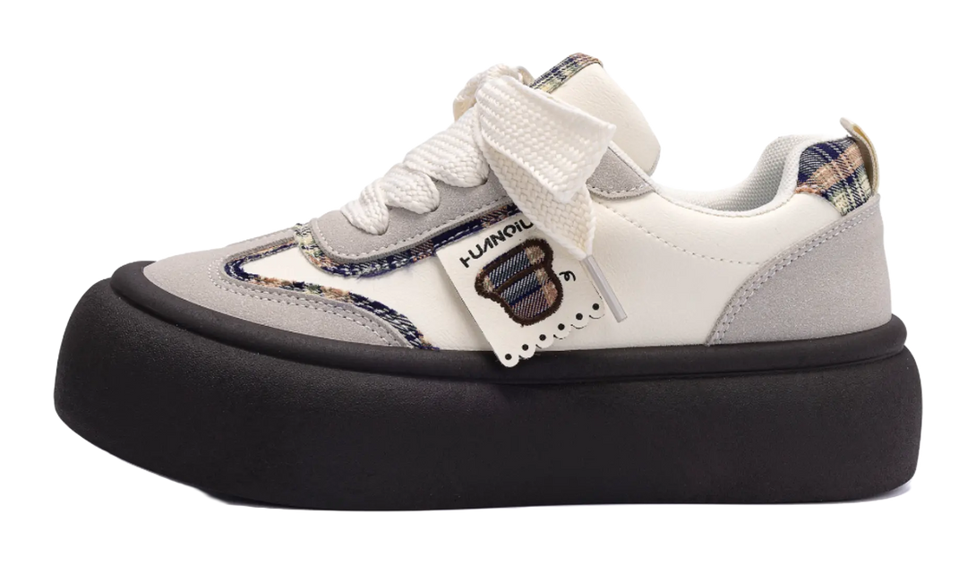 HUANQIU Coverage, Cushioning, Lightweight, Breathable, Height Increasing Low top Skateboard Shoes Women's 