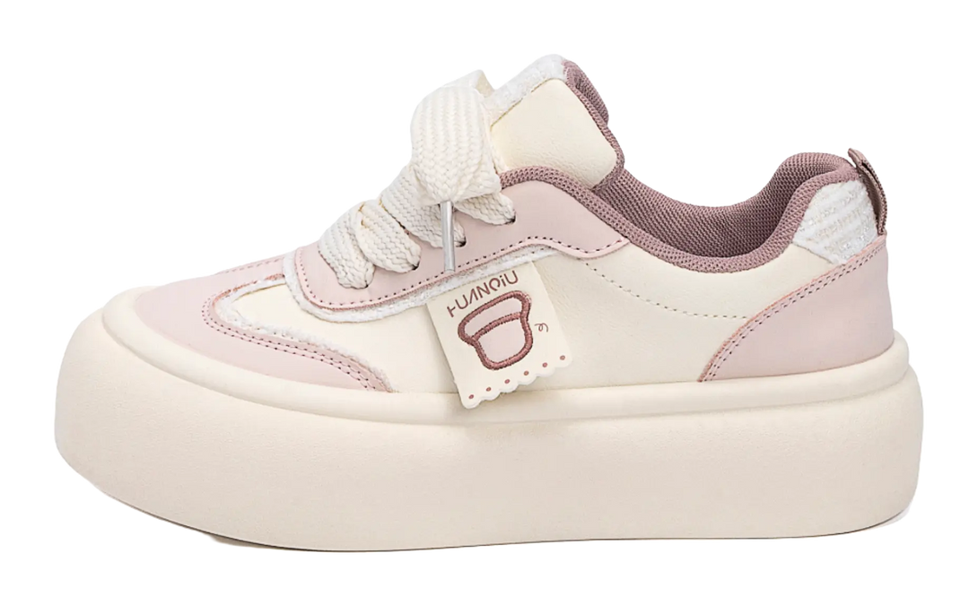 HUANQIU Coverage, Cushioning, Lightweight, Breathable, Height Increasing Low top Skateboard Shoes Women's 