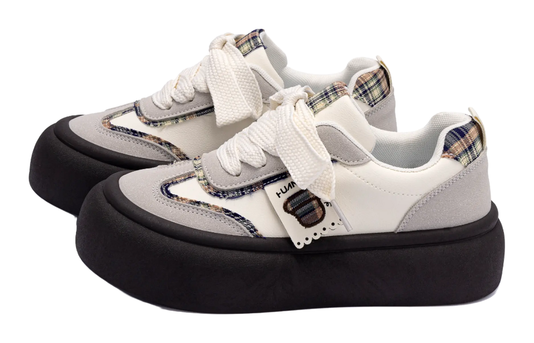 HUANQIU Coverage, Cushioning, Lightweight, Breathable, Height Increasing Low top Skateboard Shoes Women's 
