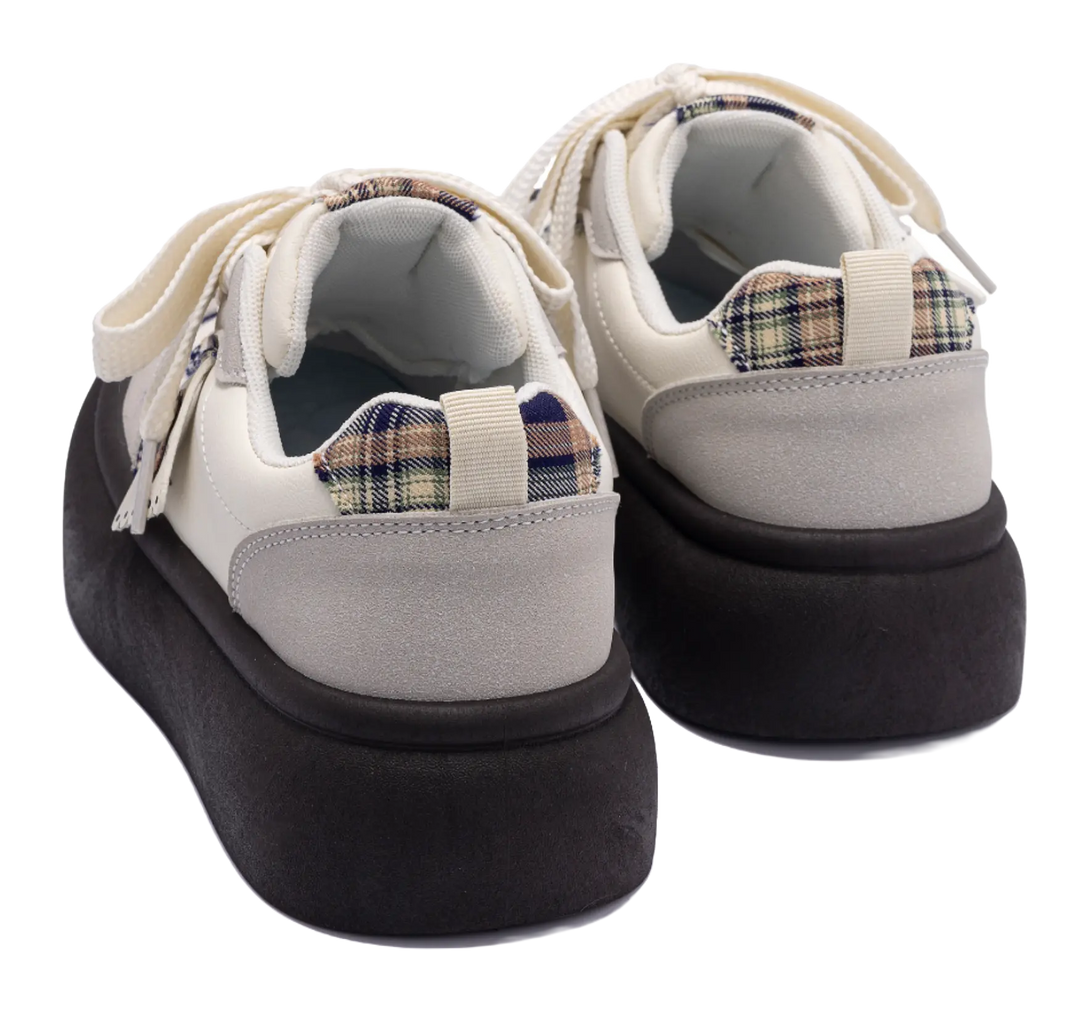 HUANQIU Coverage, Cushioning, Lightweight, Breathable, Height Increasing Low top Skateboard Shoes Women's 