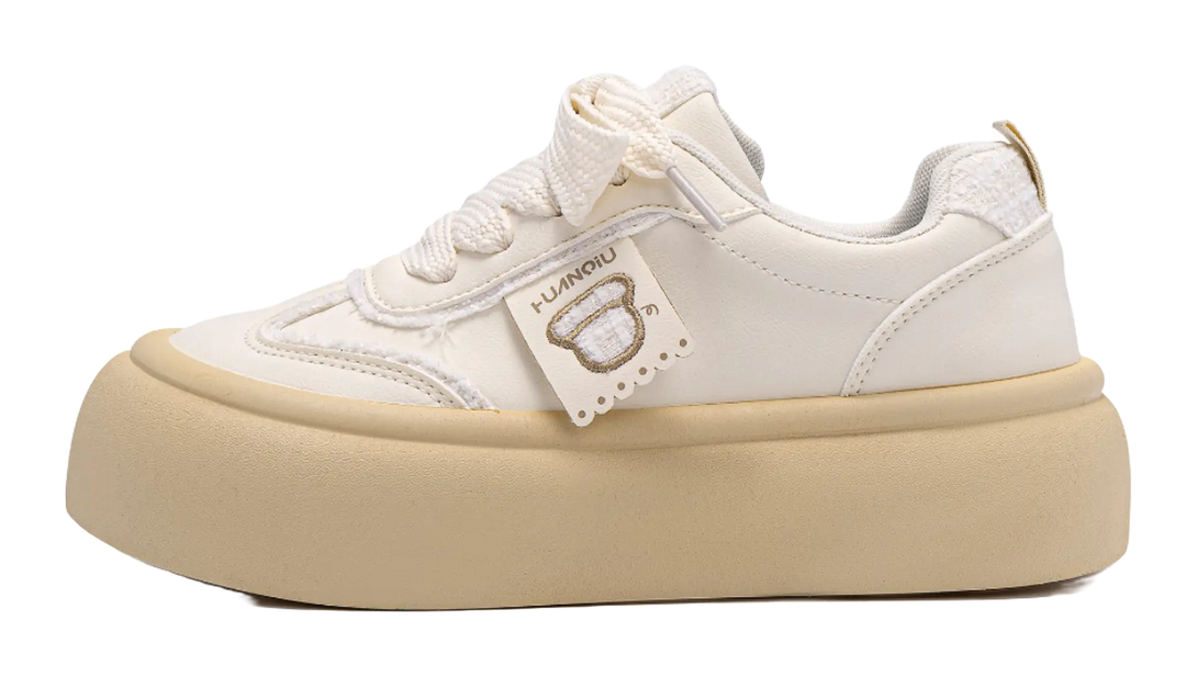 HUANQIU Coverage, Cushioning, Lightweight, Breathable, Height Increasing Low top Skateboard Shoes Women's 